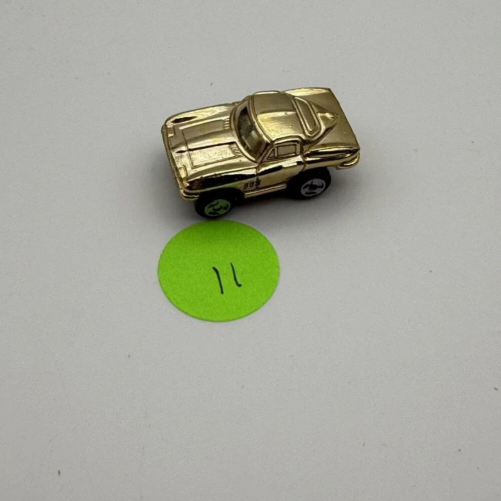 Vintage Micro Machines Gold Chrome 1963 Corvette Split Window Mail In Promo